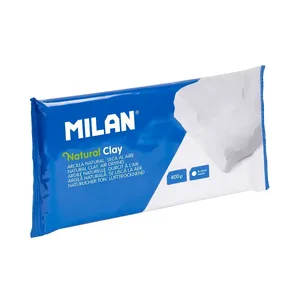 Argile naturelle durcit à l'air, blanche (400 g)