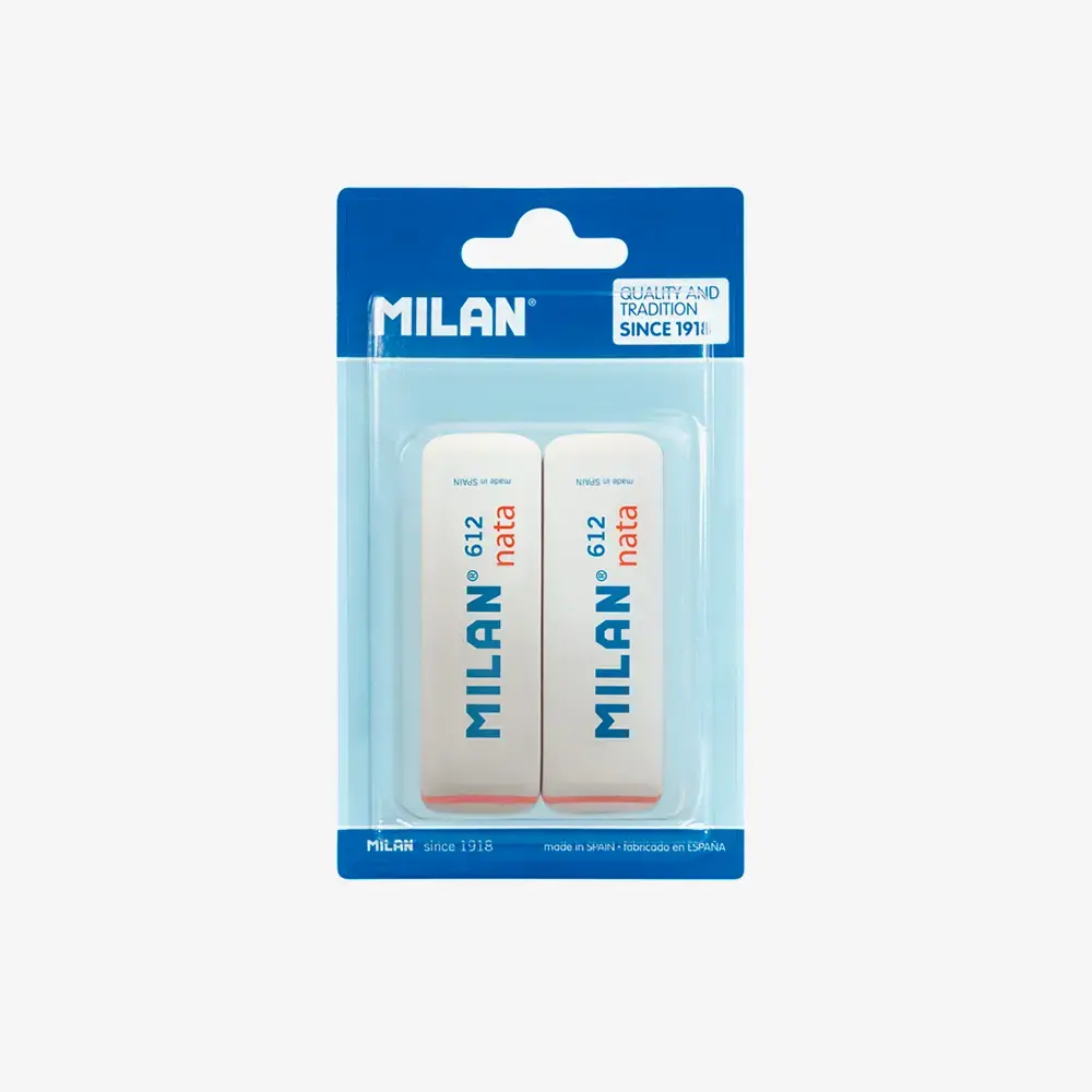 Blister 2 gommes nata® 612