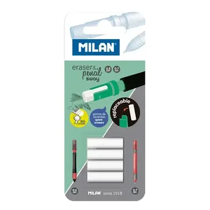 Blister 4 recharges gommes pour porte-mines SWAY
