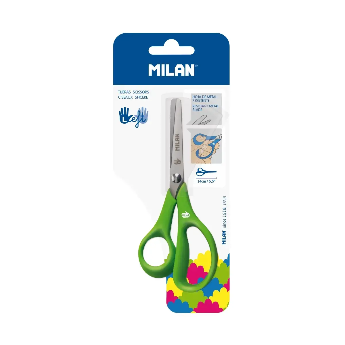 Blister ciseaux pour gauchers