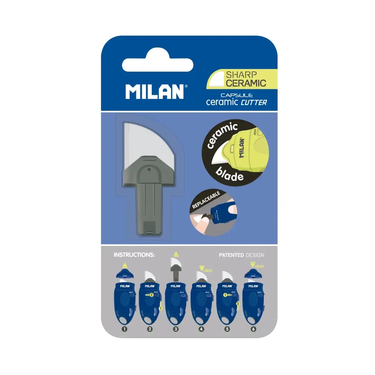 Blister recharge lame céramique pour CAPSULE Cutter