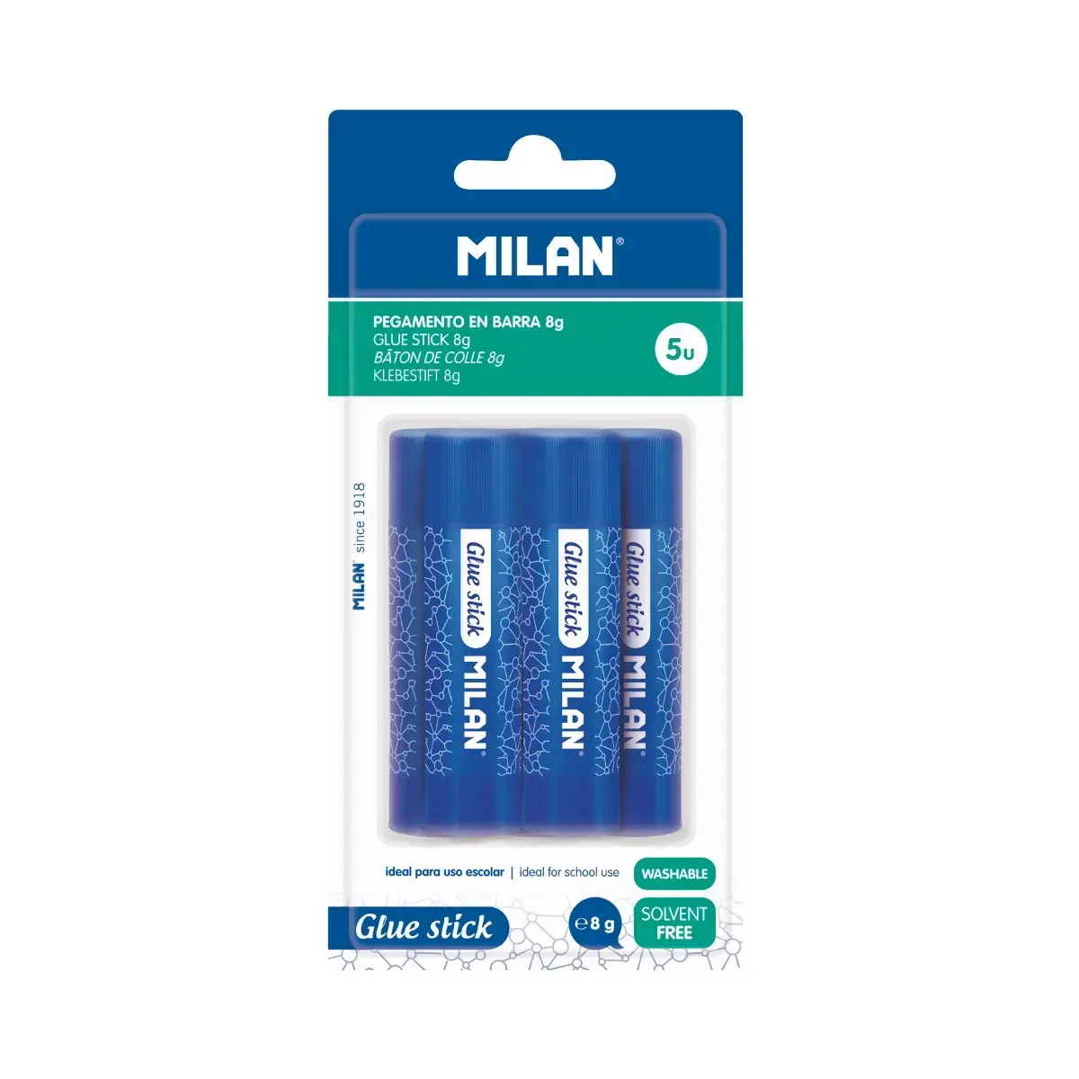 Blister 5 bâtons de colle 8 g