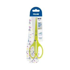 Blister ciseaux de bureau 17 cm série Acid, jaune