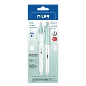 Blister 1 stylo P1 encre bleue + 1 porte-mines 0,7 mm, série Édition +