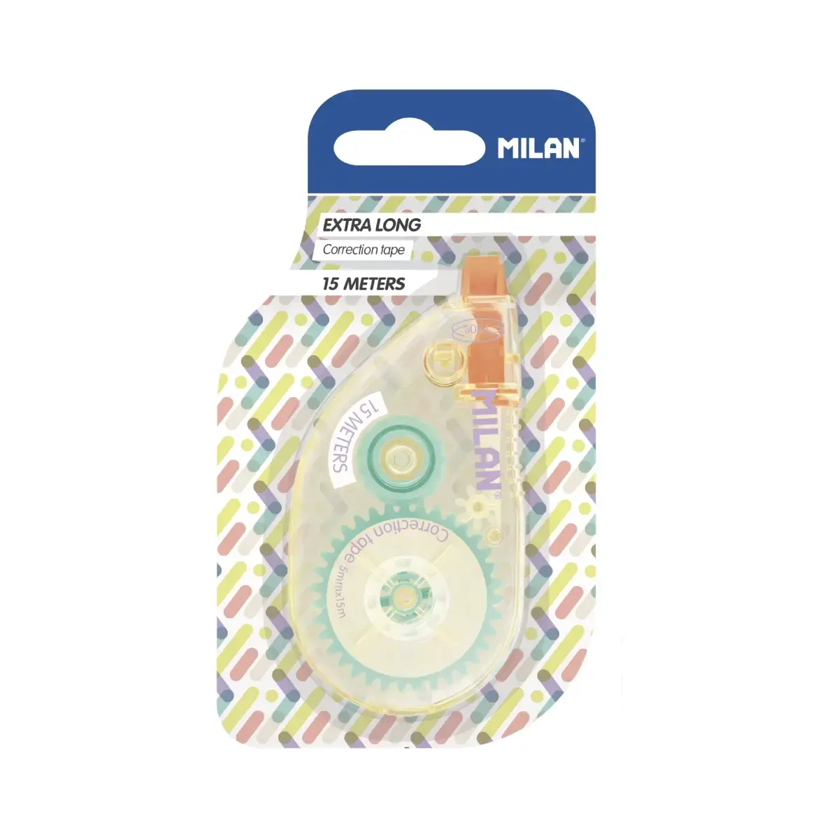 Blister ruban correcteur extra-long 5 mm x 15 m, série New Look