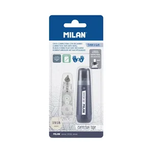 Blister ruban correcteur 5 mm x 6 m + 1 recharge, 430 since 1918 collection, bleu marine
