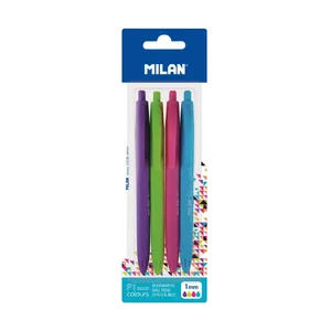 Blister 4 stylos P1 touch Colours assortis