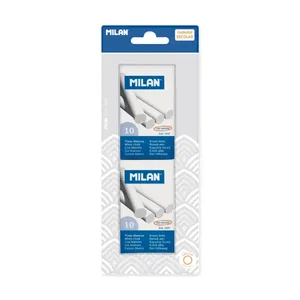 Blister 2 boîtes 10 craies blanches (sulfate de calcium)