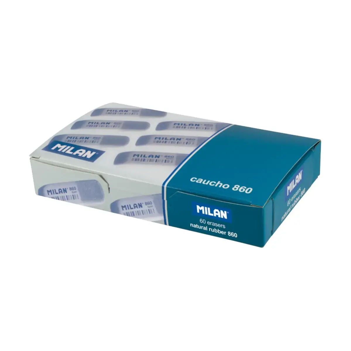 Boîte 60 gommes biseautées double usage 860 (rose - bleu)