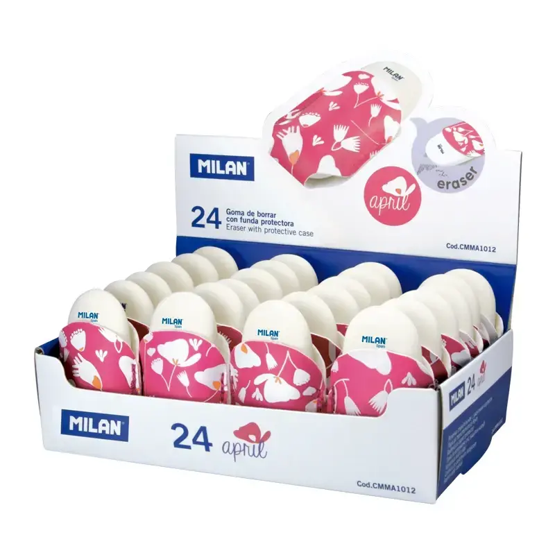 Boîte présentoir 24 gommes avec trousse 1012 April