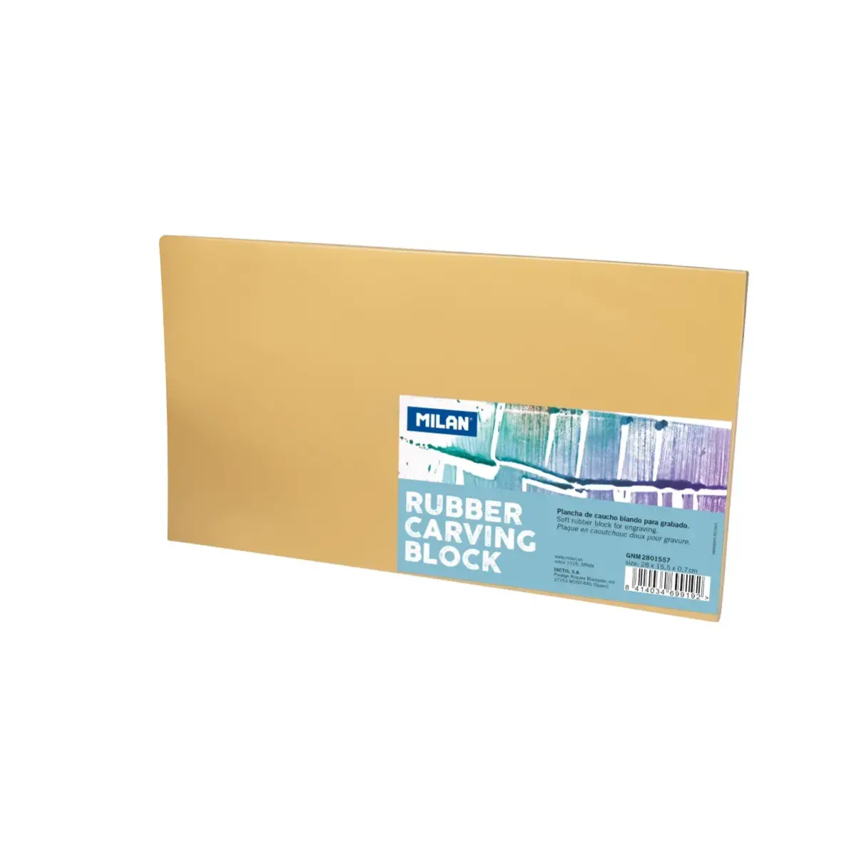Plaque de gravure Rubber Carving Block grande 28 x 15,5 x 0,7 cm