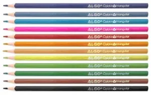 BOITE 24 CRAYONS DE COULEUR TRIANGULAIRES