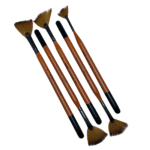 pinceaux ocra eventail