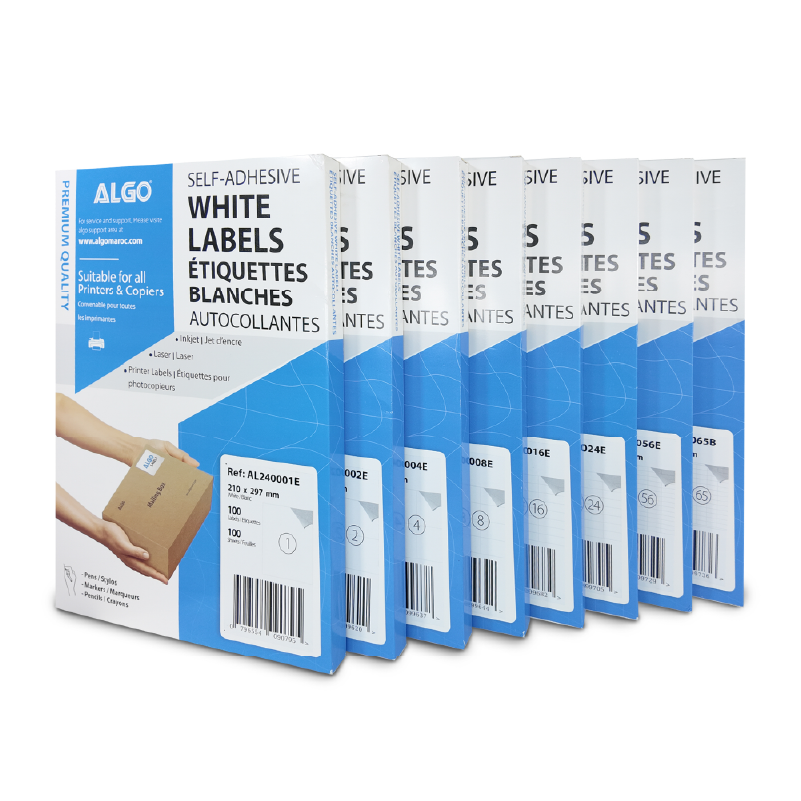 Étiquettes blanches autocollantes Étiquettes blanches autocollantes