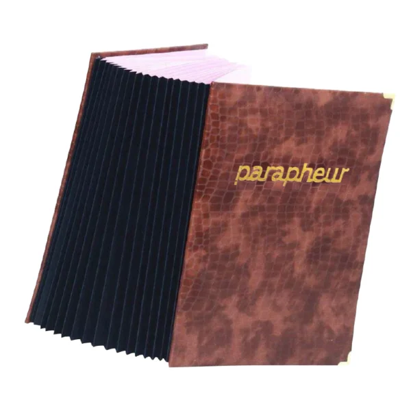 Parapheur Simili Cuir Crocodile