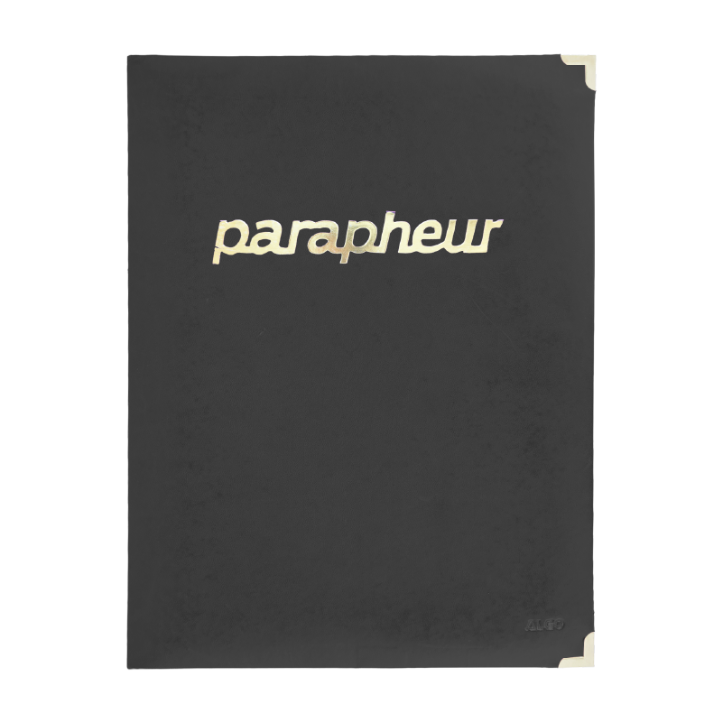 Parapheur en simili cuir